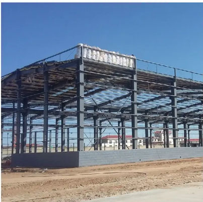 Custom Steel Frame Mezzanine Floor , Bolt Connection Structural Mezzanine Floor