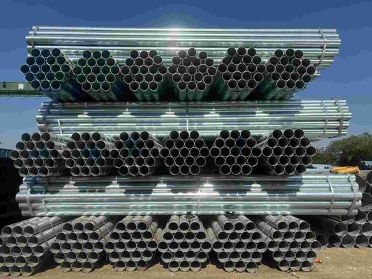 Hot Rolled / Cold Rolled Galvanized Steel Pipe Seamless 50mm Galvanised Pipe