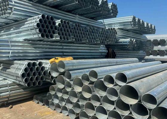 Hot Dipped Galvanized Steel Pipe Seamless ASTM A53 / A53M / A500