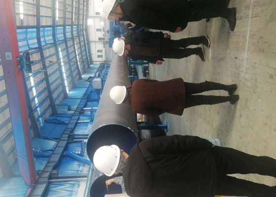ASTM A53 A795 A252 SSAW tubo in acciaio al carbonio WT 6 mm - 25 mm per la trasmissione di fluidi