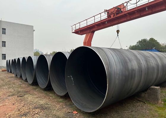 Steel Spiral Submerged Arc Welding Pipe SSAW OD 219.1mm - 3500mm