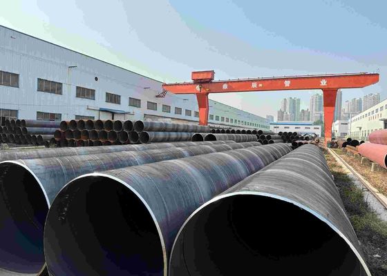 Welded Spiral SSAW Steel Pipe 6mtr - 18mtr Length Carbon Steel Pipes