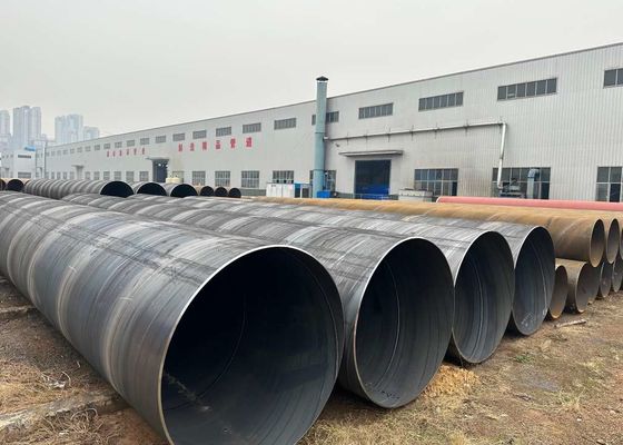 Welded Spiral SSAW Steel Pipe 6mtr - 18mtr Length Carbon Steel Pipes