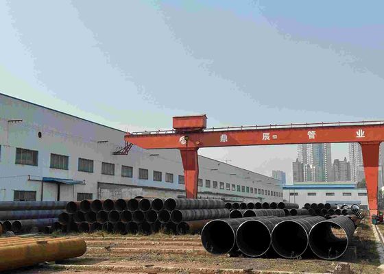 Carbon Steel SSAW Spiral Submerged Arc Welded Pipe 6mm - 25mm WT