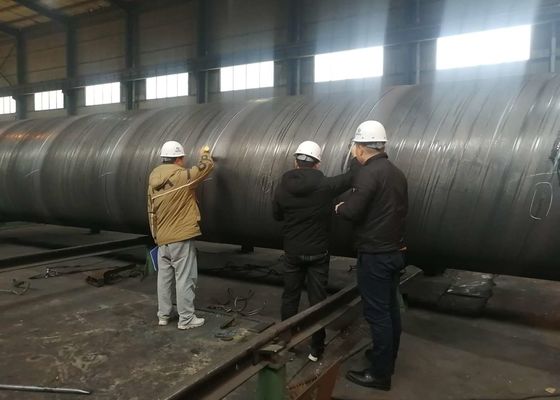 SAWH SSAW Steel Pipe ASTM A53 / A252 / A500 Spiral Submerged Arc Welded Pipe