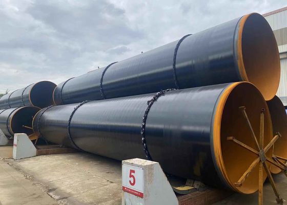 Seamless Steel FBE Coated Pipe / 3PE Coated Pipe 3 Layers For Pipeline Coating