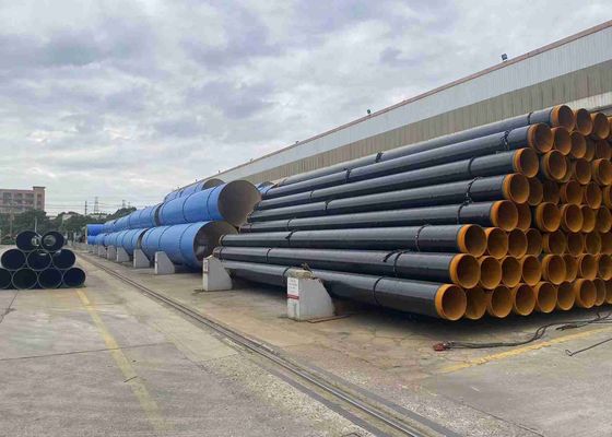 3LPE Coated SSAW Steel Pipe DN50 - DN2200 3 Layer Polyethylene Coated Pipe