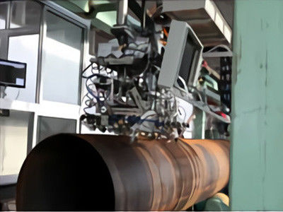 Spiral Submerged Arc Welding SSAW Steel Pipe Standard EN10217 Manufacturing Process