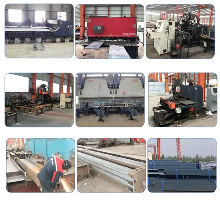 Hot Rolled Metal Building Support Customized Steel Structure Columns