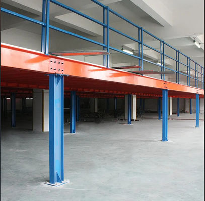 I-beam Heavy Duty Steel Working Platform Warehouse Large Storage Structural Steel Mezzanine Rack Support