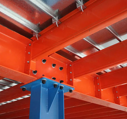 I-beam Heavy Duty Steel Working Platform Warehouse Large Storage Structural Steel Mezzanine Rack Support