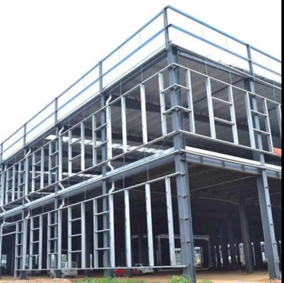 Custom Steel Frame Mezzanine Floor , Bolt Connection Structural Mezzanine Floor