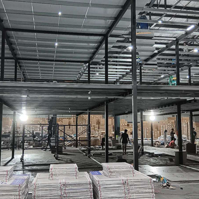 Q235B/Q355B H Beam Steel Structure Warehouse Prefabricated Building Steel Frame Storage Second Floor