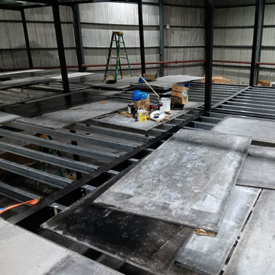 Q235B/Q355B H Beam Steel Structure Warehouse Prefabricated Building Steel Frame Storage Second Floor