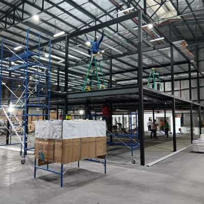 Q235B/Q355B H Beam Steel Structure Warehouse Prefabricated Building Steel Frame Storage Second Floor