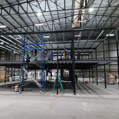 Q235B/Q355B H Beam Steel Structure Warehouse Prefabricated Building Steel Frame Storage Second Floor