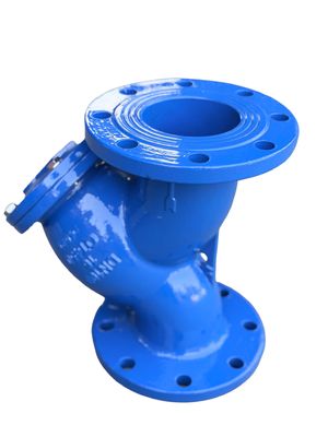 Water Treatment Pn16, Epoxy-Coated Ductile Iron, Y-Type Strainer with  Flange