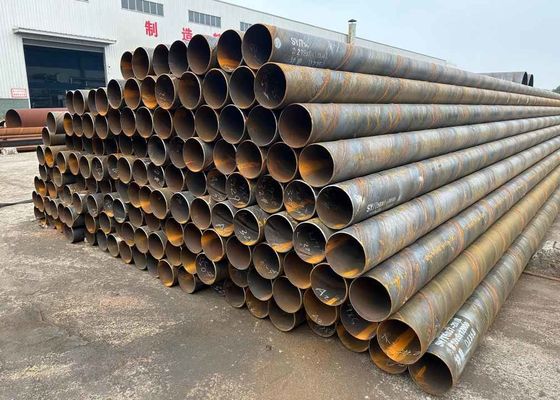 ASTM A53 A795 A252 SSAW Carbon Steel Pipe WT 6mm - 25mm for Fluids Transmission