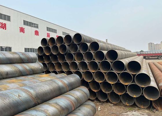SAWH Pipe Welded Spiral Pipes 6mtr - 18mtr Length For Equipment Fabrication