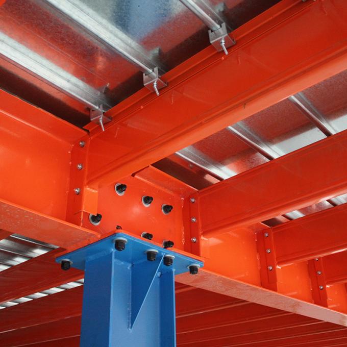 I-halat Ağır Güçlü Çelik Çalışma Platformu Depo Büyük Depolama Yapısal Çelik Mezzanine Rack Destek 2