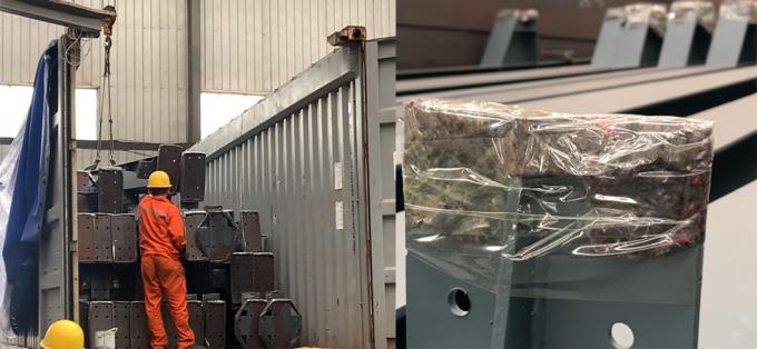 Çelik Yapı Metal Baraka Çelik Bina Prefabrik Çelik Yapı Endüstri için Depo Atölyesi 7