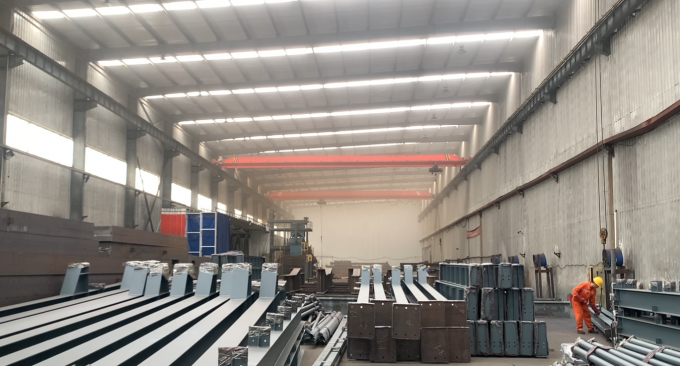 Çelik Yapı Metal Baraka Çelik Bina Prefabrik Çelik Yapı Endüstri için Depo Atölyesi 9